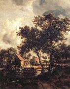 Meindert Hobbema The Water Mill oil on canvas